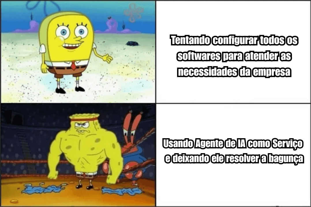 Agente de IA como Serviço: Será o fim dos Softwares como conhecemos?