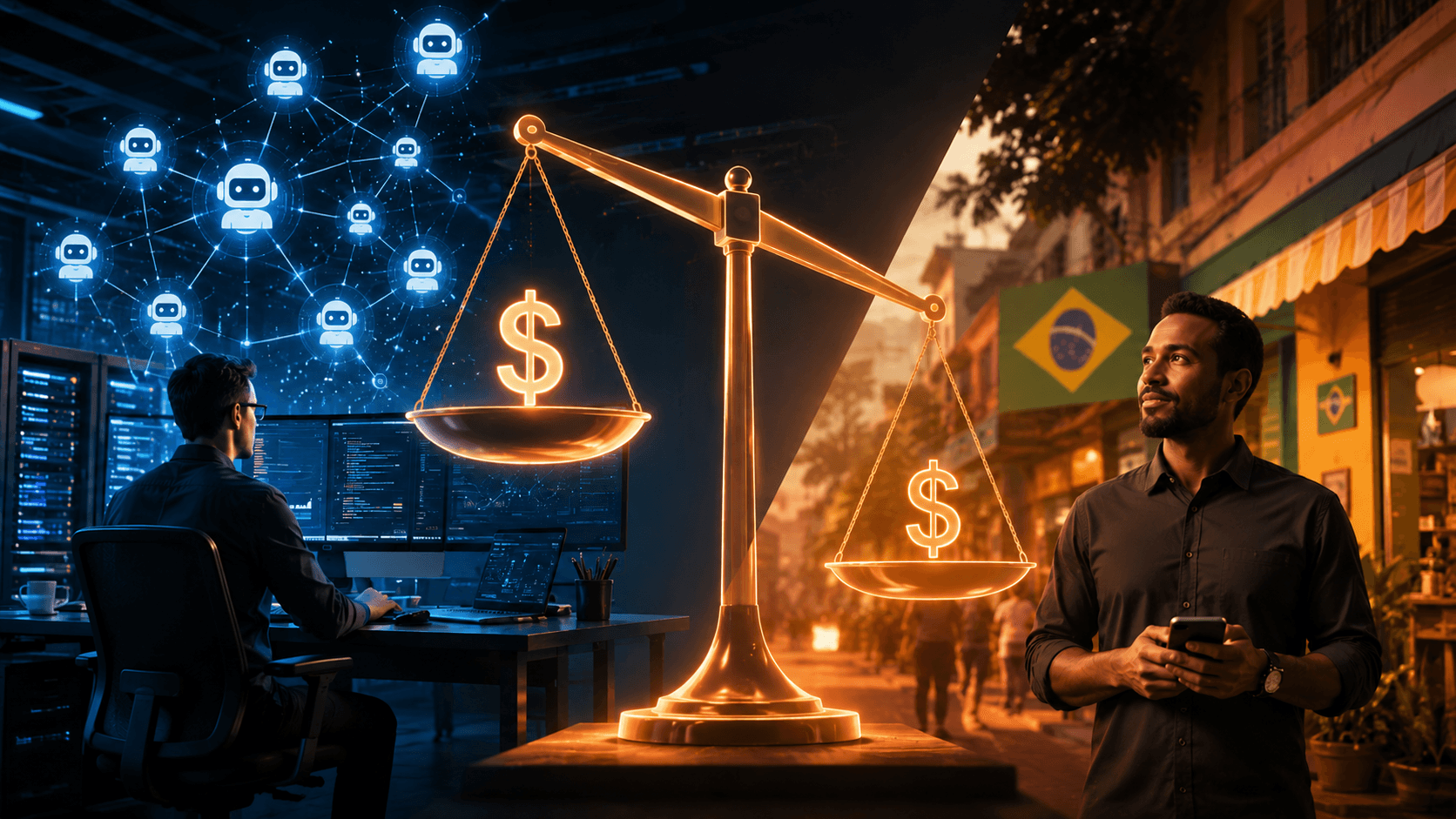 IA já custa mais que um funcionário nos EUA. Isso dá alguma vantagem aqui no Brasil?